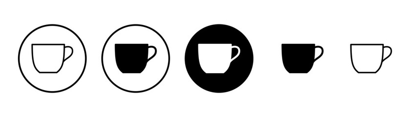 coffee cup icon vector isolated on white background. Coffee cup icon. Coffee vector icon. Tea