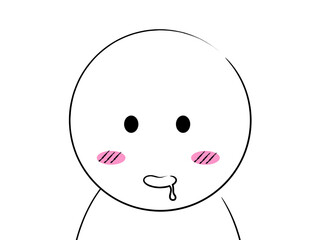 表情　美味しそう