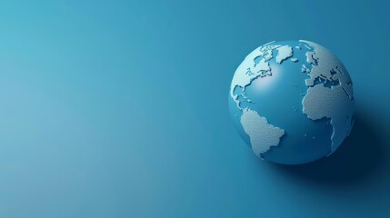 Fototapeta premium Expand globally to tap into new markets and diversify revenue streams, an effective strategy for a horizontal header web banner Sharpen banner background concept 3D with copy space
