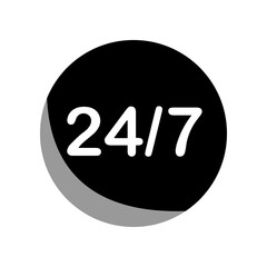Label 24/7 PNG