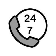 Label 24/7 PNG