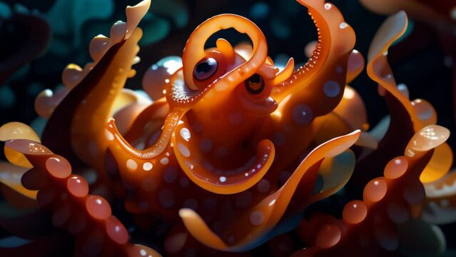 AI Underwater Sea Creature Visual Corals