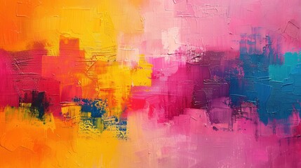 Abstract art reflects the positive experiences customers have with business women.