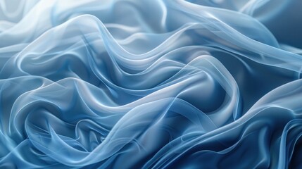 Fototapeta premium Abstract shapes in shades of blue and gray represent business women’s information.