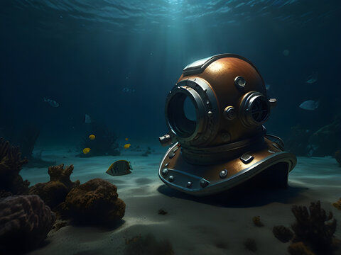 Siebe-Gorman diving helmet