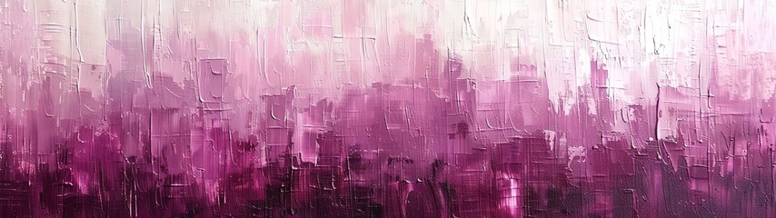 Dynamic abstract background with a mixture of white and magenta oil paint strokes, can be utilized for printed materials such as brochures, flyers, and business cards.