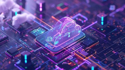 cloud computing Where the virtual landscape provides scalable infrastructure It facilitates the smooth exchange of data and storage on a global scale.