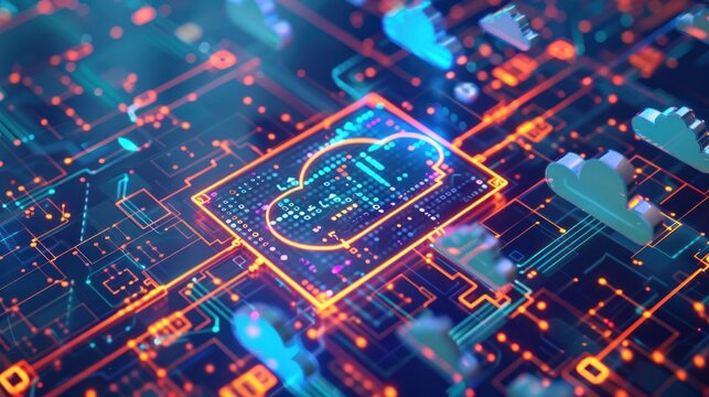 cloud computing Where the virtual landscape provides scalable infrastructure It facilitates the smooth exchange of data and storage on a global scale.