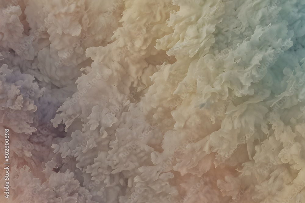 Aufkleber fluff background with neutral colors and aesthetic structure. minimalism style with beige texture. n