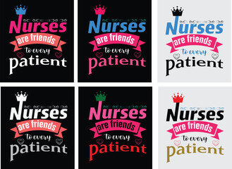 Nurses T-Shirt Design For vactor 