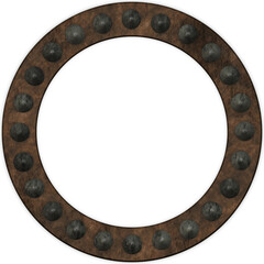 Obraz premium steampunk frame or border