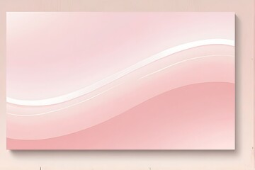 Obraz premium pink background with place for text Ethereal Elegance Pink and White Gradient Banne