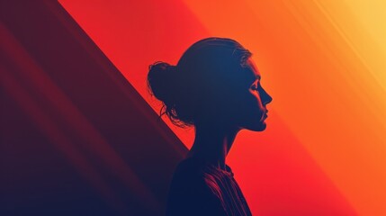 A minimalist silhouette of a person becomes more vibrant as customer satisfaction increases.