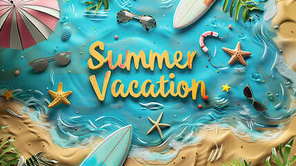 CARD SUMMER VACATION