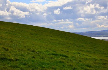 Grazing hill for farming livestock 