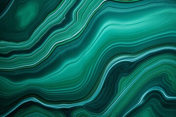 Close-up of malachite with unique green banding, suitable for vibrant and eye-catching background designs,
