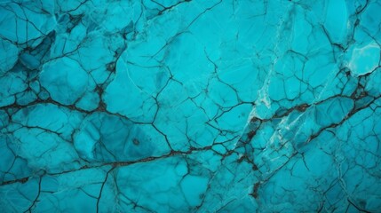 Vibrant turquoise stone texture with natural veins, excellent for a lively and refreshing background,