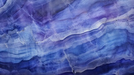 Vibrant sodalite rock background with rich blue hues, suitable for a deep and reflective wallpaper,