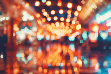 blurred photograph of Casino, outoffocus photograp.