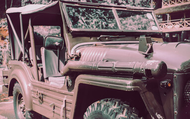 well maintained classic jeep