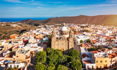 Aguimes town in Gran Canaria, Canary Islands, Spain. Historic centre of Aguimes (Gran Canaria)....