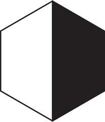 heagon geometric shape minimal outline
