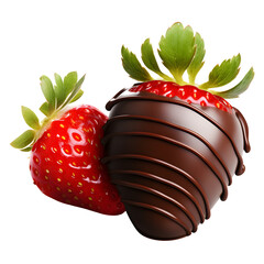 strawberry coated with chocolate very sweet and tasty