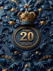 Joyful wishes: a 20th anniversary greeting text filled with warm words and wishes for happiness, success and joyful moments.