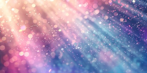 Background with soft glittering prism light creating serene captivating visual ambiance.