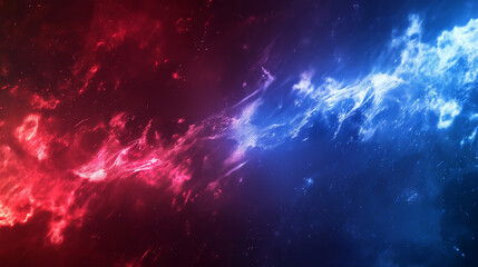 Red and Blue isolation background, Illustration