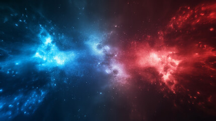 Naklejka premium Red and Blue isolation background, Illustration