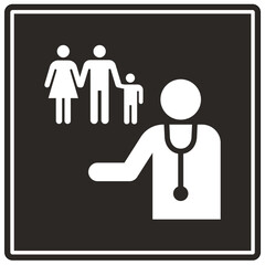 Family clinic sign