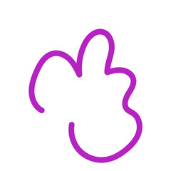 Abstract shapes squiggle lines vector 