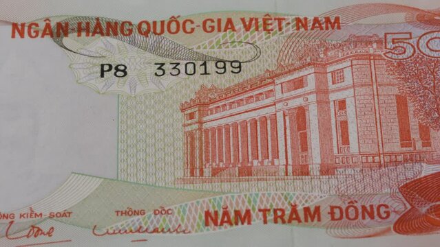 500 Vietnam dong VND note currency bill money banknote 2