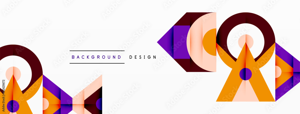 Aufkleber an artistic logo combining a violet circle with eyelash and eyebrow designs, set against a backgroun