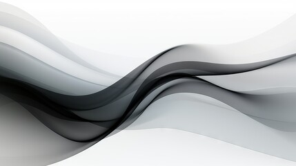 Dynamic monochrome business background: abstract wave design in classic black and white, ideal for presentations, websites, and branding projects

