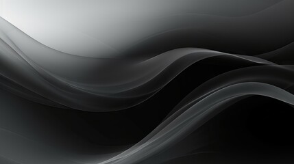 Dynamic monochrome business background: abstract wave design in classic black and white, ideal for presentations, websites, and branding projects

