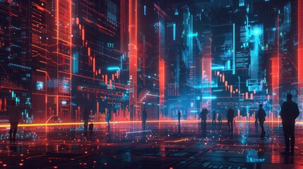 Businessman hand touching globe map with digital network connection.