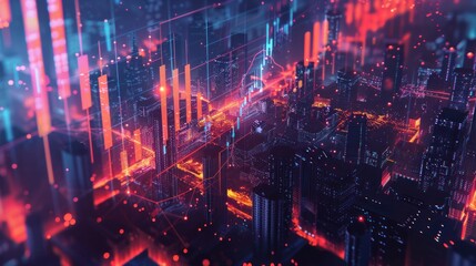 Obraz premium Businessman hand touching globe map with digital network connection.