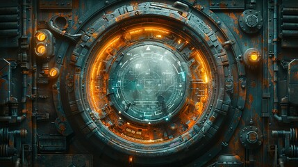 Fototapeta premium The Enigmatic Arch: Echoes of Forgotten Magic