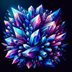 Crystalline Dreams: An Abstract Representation