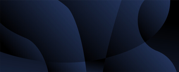 Obraz premium 3D blue geometric fluid abstract background. Minimalist modern graphic design element cutout style concept for banner, flyer, card, or brochure cover