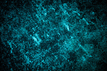 Grunge textured background in turquoise tone. Abstract background and texture for design.