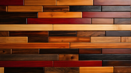 assortment-of-vibrant-grainy-wood-planks-assembled-as-a-background-interlocking-with-visible-joint.