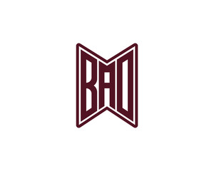 BAO logo design vector template
