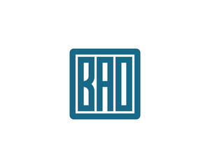 BAO logo design vector template