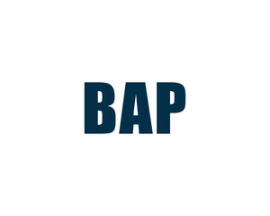 Obraz premium BAP logo design vector template