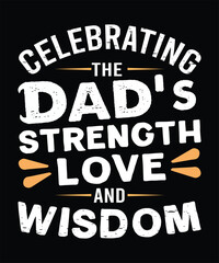 Obraz premium Father's day tshirt design 2024