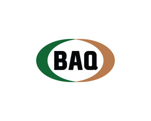 BAQ logo design vector template