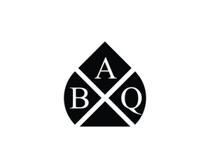 BAQ logo design vector template